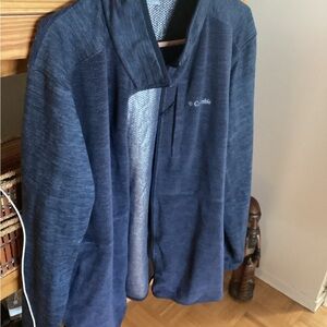 Columbia Men's Navy Zip-Up Sweater…thermal inside